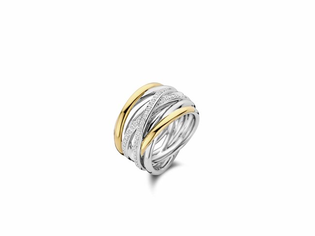 Ti Sento | Bague | Argent Bicolore | Oxyde de Zirconium | 12067ZY