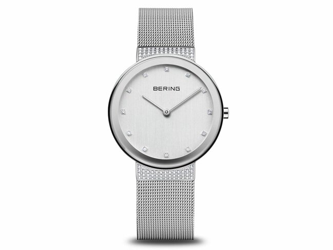 Bering | Femme | Quartz | Slim Classic | Milanais Argenté | 35mm | 10135-0005