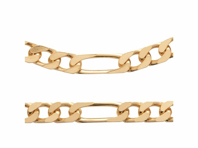 Bijoux  Paris | Chaîne | Plaqué Or | Maille Figaro | 6.00 | 233200