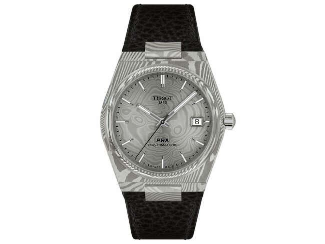 Tissot | Homme | Automatique | PRX Damas | Cuir Noir | 38mm | T137.807.96.081.00