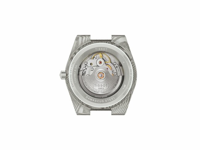 Tissot | Homme | Automatique | PRX Damas | Cuir Noir | 38mm | T137.807.96.081.00