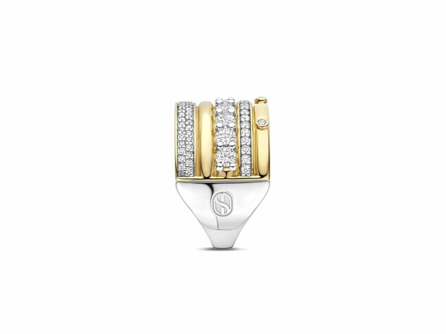 Ti Sento | Bague | Argent | Bicolore | Oxyde de Zirconium | 12396ZY