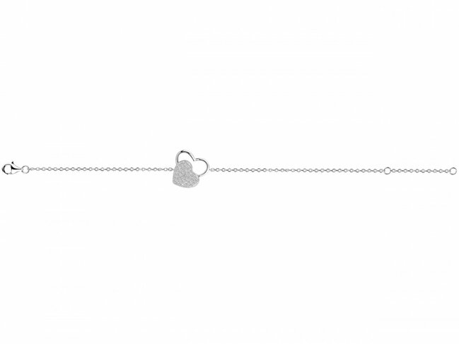 Loumya Silver | Bracelet | Argent | Oxyde de Zirconium | Coeur | 70300068