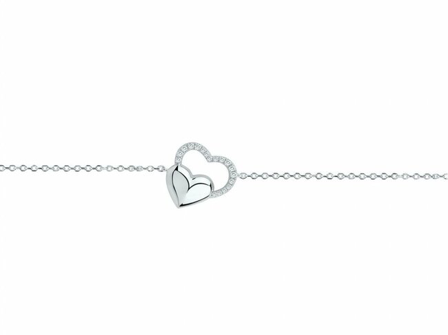 Loumya Silver | Bracelet | Argent | Oxyde de Zirconium | Coeur | 70300067