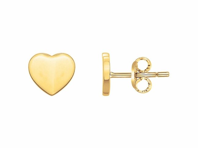 Loumya Silver | Boucles d'Oreilles | Plaqué Or | Coeur | 76400270