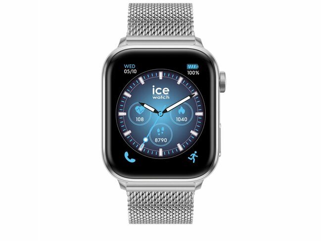 Ice-Watch | Ice smart | 3.0 | Milanais Argenté | 1.78 Amoled | GPS | 35mm | 025803