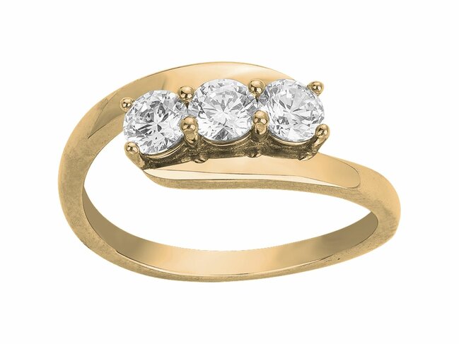 Loumya Silver | Bague | Plaqué Or | Oxyde de Zirconium | 76100392