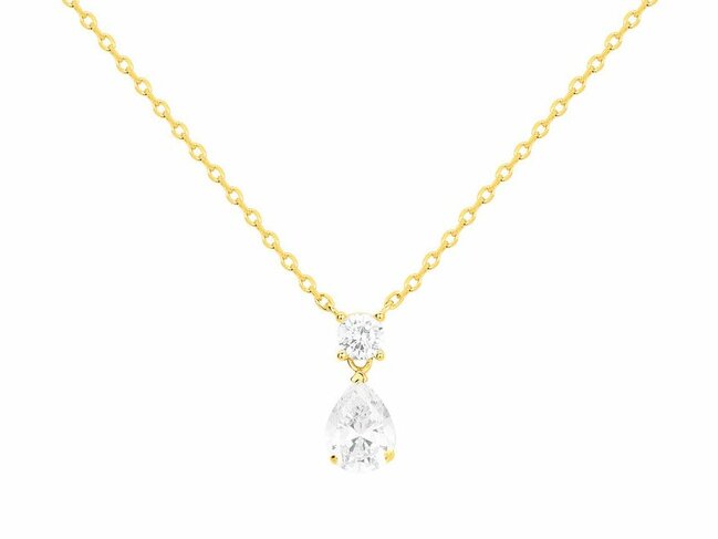 Loumya Silver | Collier | Plaqué Or | Oxyde de Zirconium | 76700132