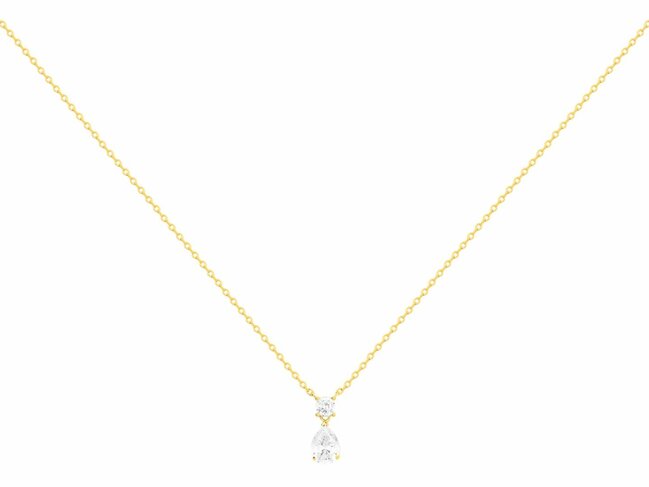Loumya Silver | Collier | Plaqué Or | Oxyde de Zirconium | 76700132