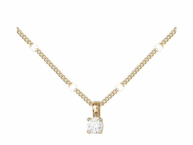 Loumya Silver | Collier | Plaqué Or | Oxyde de Zirconium | 76700492