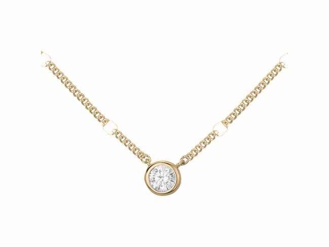 Loumya Silver | Collier | Plaqué Or | Oxyde de Zirconium | 76700493