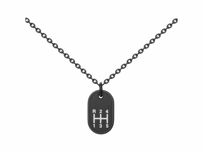 Phebus | Collier | Acier Inoxydable | PVD Noir | 75-0336