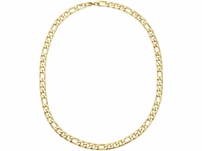 Phebus | Chaîne | Acier Inoxydable | Doré | Figaro | 75-0253