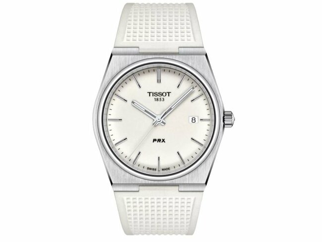 Tissot | Homme | Quartz | PRX | Silicone | Blanc | 40mm | T137.410.17.011.00