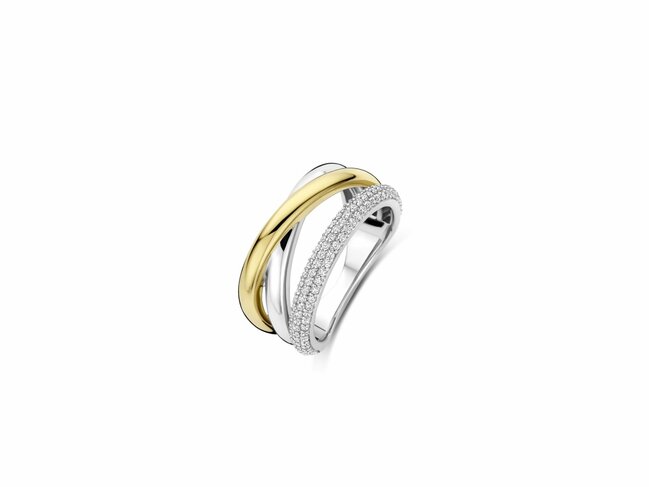 Ti Sento | Bague | Argent | Bicolore | Oxyde de Zirconium | 12422ZY