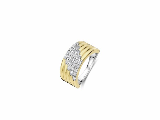 Ti Sento | Bague | Argent | Bicolore | Oxyde de Zirconium | 12410ZY