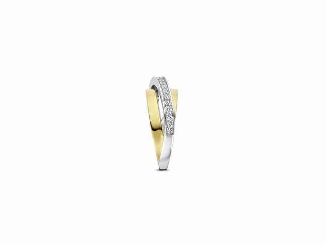 Ti Sento | Bague | Argent | Bicolore | Oxyde de Zirconium | 12405ZY