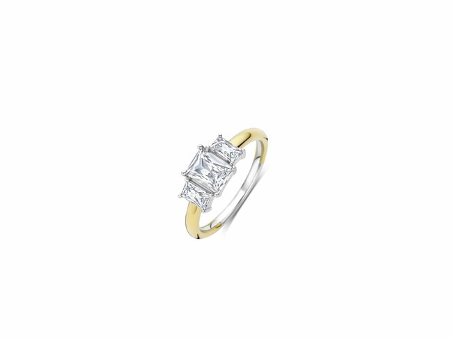 Ti Sento | Bague | Argent | Bicolore | Oxyde de Zirconium | 12419ZY