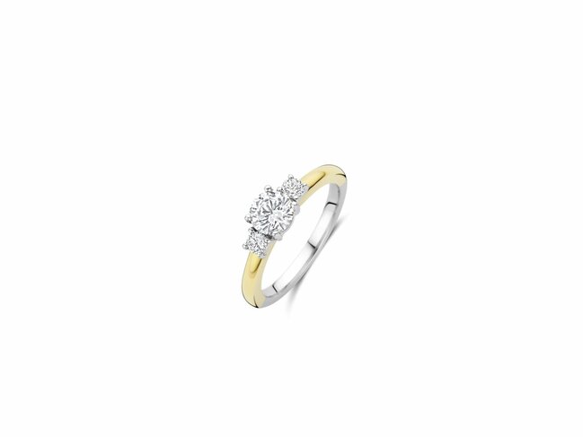 Ti Sento | Bague | Argent | Bicolore | Oxyde de Zirconium | 1796ZY