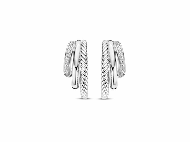 Ti Sento | Boucles d'Oreilles | Argent | Oxyde de Zirconium | 78068ZI