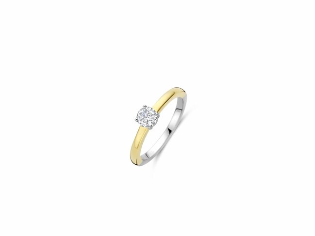 Ti Sento | Bague | Argent | Bicolore | Oxyde de Zirconium | 12110ZY