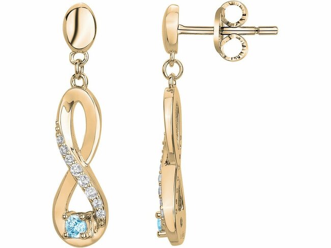Loumya Silver | Boucles d'Oreilles | Plaqué Or | Oxyde de Zirconium | 765400466