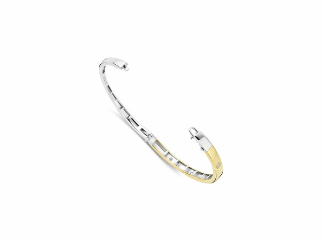 Ti Sento | Bracelet | Esclave | Argent Bicolore | Oxyde de Zirconium | 23089ZY