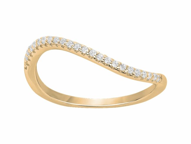 Loumya Silver | Bague | Plaqué Or | Oxyde de Zirconium | 76100438
