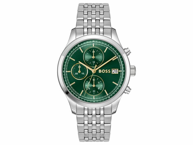 Hugo / Boss | Homme | Quartz | Acier Inoxydable | Vert | 41mm | 1514330