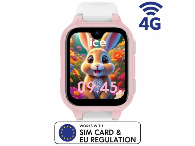 Ice-Watch | Ice Smart | Junior 4G GPS 2.0 | Pink White | 1.78 Amoled | 40mm | 025270