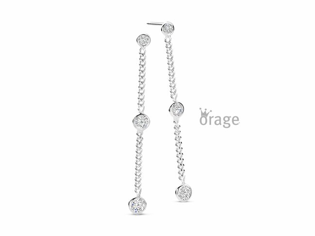 Orage Kids | Bouclesd'Oreilles | Argent | Oxyde de Zirconium | K2982