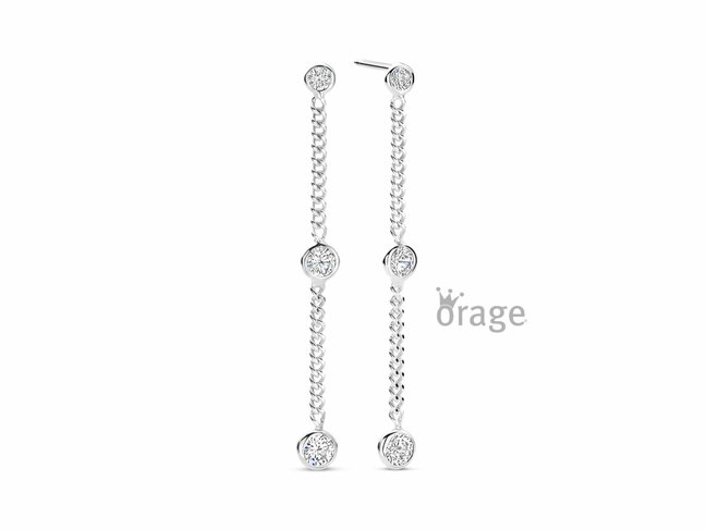 Orage Kids | Bouclesd'Oreilles | Argent | Oxyde de Zirconium | K2982