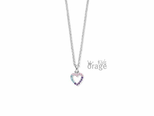 Orage Kids | Collier | Argent | Coeur | K2759