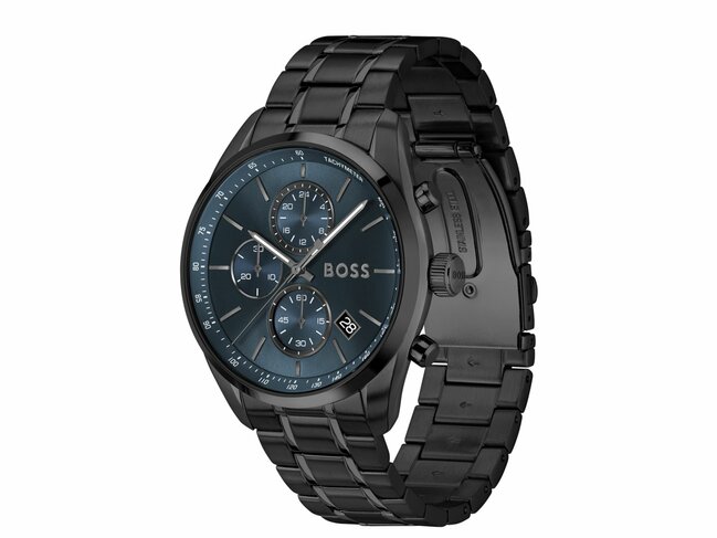 Hugo / Boss | Homme | Quartz | Chrono | Pvd Noir | 44.5mm | 1514314