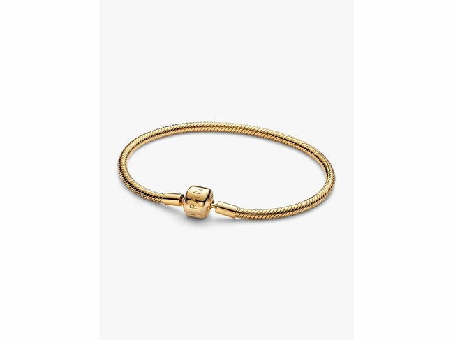 Pandora | Bracelet | Moments | Maille Serpent | Plaqué Or 14k | 563390C00