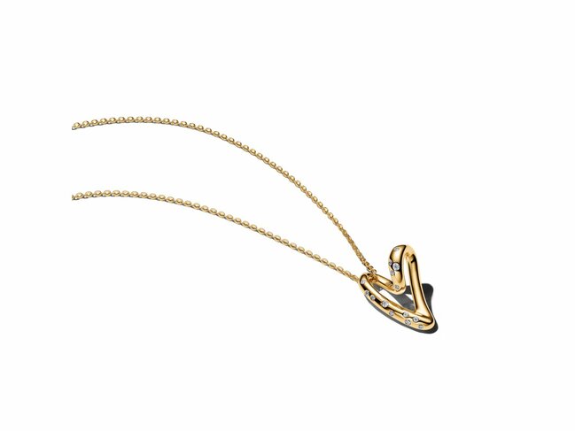 Pandora | Collier | Coeur Organique | Oxyde de Zirconium | 364669C01