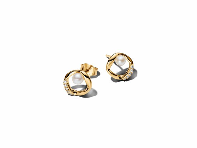Pandora | Boucles d'Oreilles | Perles de Culture d'Eau Douce Traitées | 264662C01