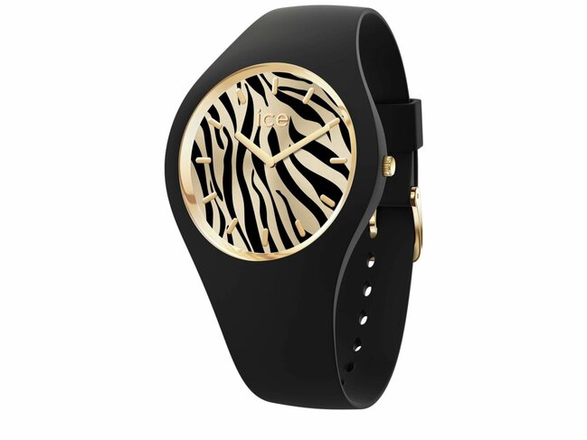 Ice-Watch | Ice wild | Black Gold | Zebra | 37mm | Small | 025894