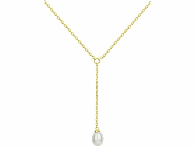 Loumya Steel | Collier | Laiton | Perle d'Eau Douce | 6mm | 76700503
