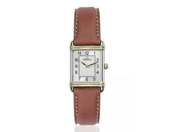 Michel Herbelin | Dame | Quartz | Art Deco | Bicolore | 20.3x24.4mm | 17478AP22GD
