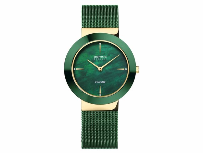 Bering | Femme | Quartz | Milnanais Vert | 11435-338