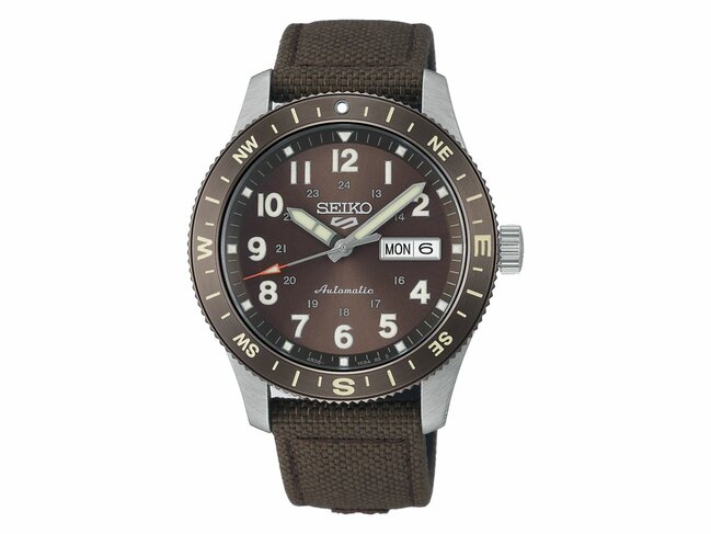 Seiko | Homme | Automatique | Seiko 5 Sports | Nylon Brun | 41mm | HDB009K1