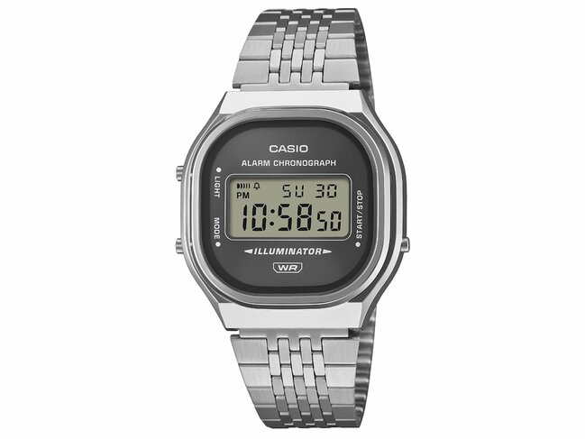 Casio | Mixte | Quartz | Digitale | Acier Inoxydable | Vintage | 39mm | A140WE-8AEF