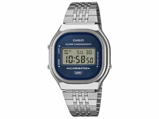Casio | Mixte | Quartz | Digitale | Acier Inoxydable | Vintage | 39mm | A140WE-2AEF