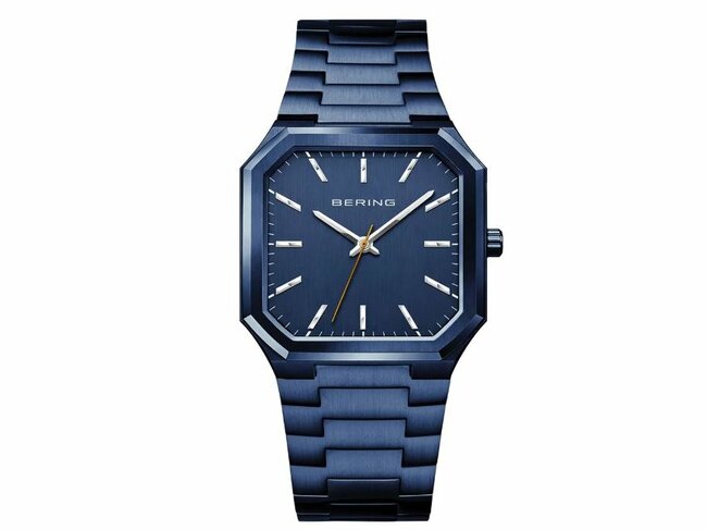 Bering | Homme | Quartz | Classic | Acier Inoxydable | Bleu | 35mm | 16535-797