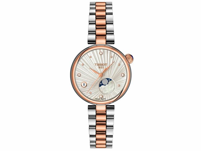 Tissot | Femme | Quartz | Désir | Phase de Lune| 4Diamants 0.02ct|T152.223.22.036.00