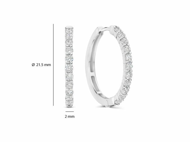 Ti Sento | Boucles d'Oreilles | Argent | Oxyde de Zirconium | 78077ZI
