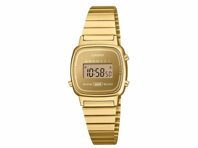 Casio | Femme | Quartz | Digitale | Doré | Vintage | LA670WEGS-9AEF