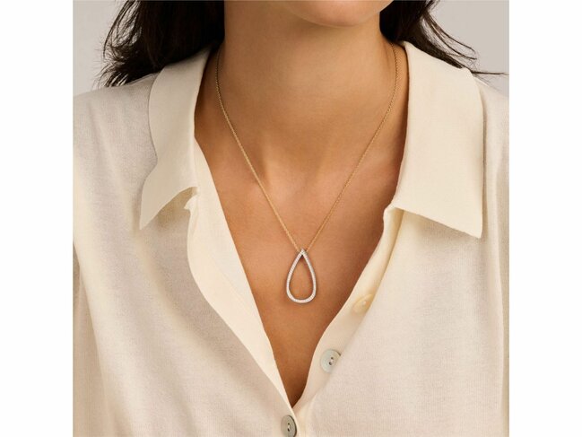 Ti Sento | Collier | Argent | Plaqué Or | Oxyde De Zirconium | 34145ZY