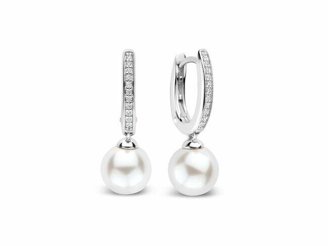 Ti Sento | Boucles D'Oreilles | Argent | Perles Synthétiques | 78092PW